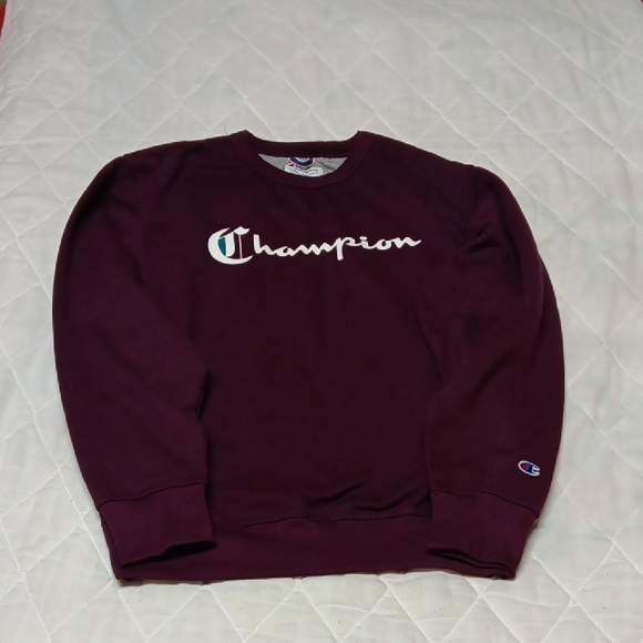 Champion Other - Champion Men's Burgundy Crewneck Sweater